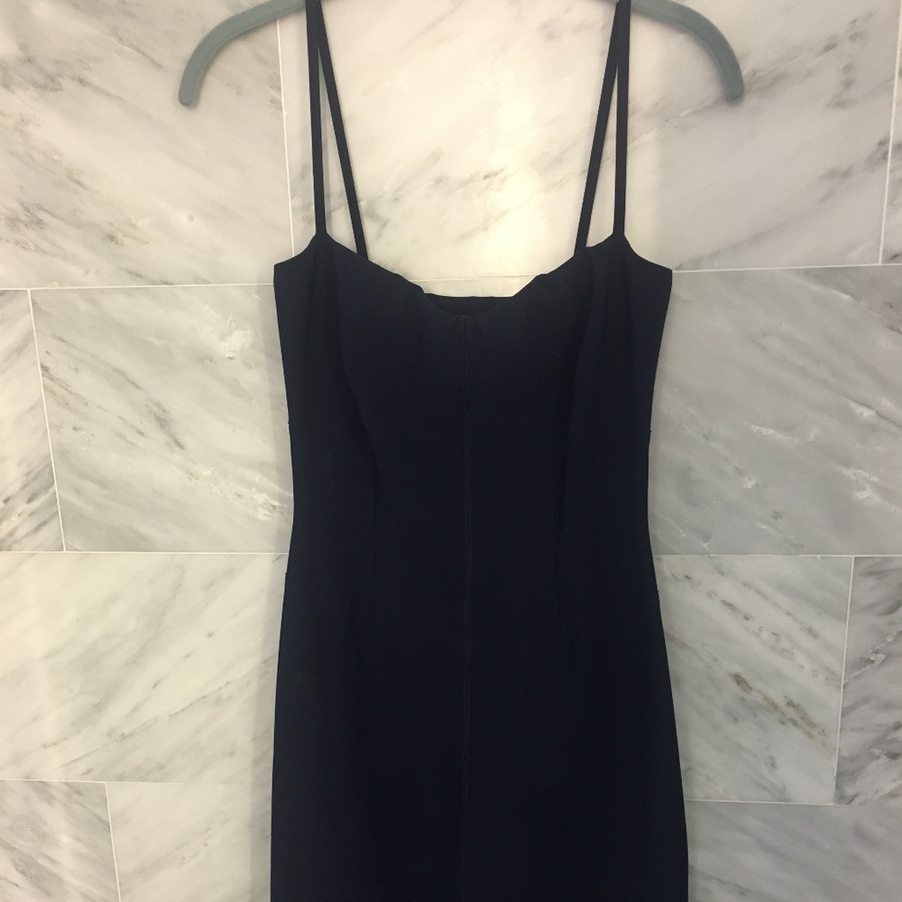 La Petite Robe ChiaraBoni Navy strappy dress-sz 42